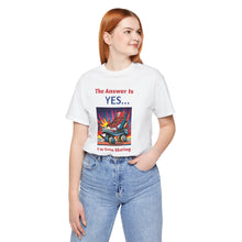 Load image into Gallery viewer, "YES I'm Goin Skating" Unisex Short Sleeve Tee