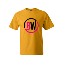 Load image into Gallery viewer, BuckWild BW Black/Pink Hanes Tee