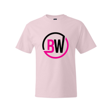 Load image into Gallery viewer, BuckWild BW Black/Pink Hanes Tee