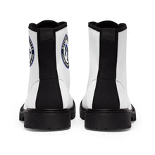Load image into Gallery viewer, BuckWild Canvas Boots (Blue Logo)
