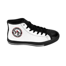 Load image into Gallery viewer, BuckWild Black/White/Red High Top Sneakers