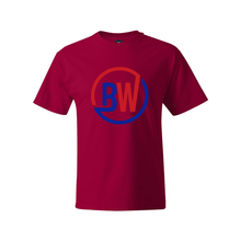 Load image into Gallery viewer, BuckWild BW Blue/Redo Hanes Tee