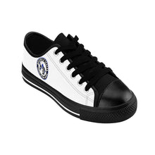Load image into Gallery viewer, BuckWild Black/White/Blue Low Top Sneakers