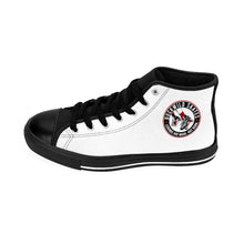 Load image into Gallery viewer, BuckWild Black/White/Red High Top Sneakers