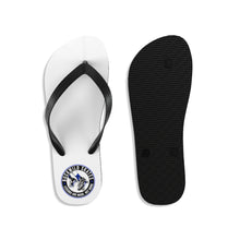Load image into Gallery viewer, BuckWild Blue Logo Unisex Flip Flops