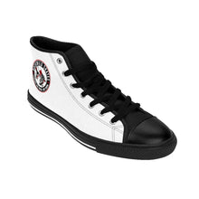 Load image into Gallery viewer, BuckWild Black/White/Red High Top Sneakers