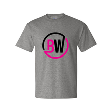 Load image into Gallery viewer, BuckWild BW Black/Pink Hanes Tee