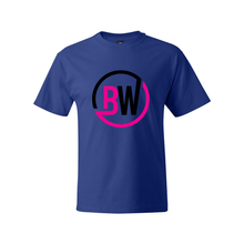 Load image into Gallery viewer, BuckWild BW Black/Pink Hanes Tee