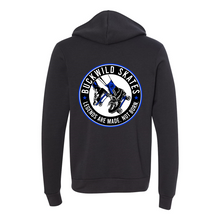 Load image into Gallery viewer, BuckWild Full-Zip Hooded Sweatshirt (Blue Log