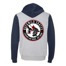 Load image into Gallery viewer, BuckWild Full-Zip Hooded Sweatshirt (Red Logo)