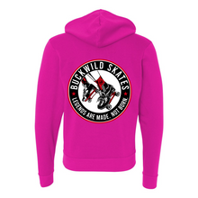 Load image into Gallery viewer, BuckWild Full-Zip Hooded Sweatshirt (Red Logo)