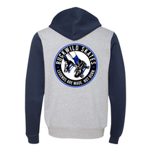 Load image into Gallery viewer, BuckWild Full-Zip Hooded Sweatshirt (Blue Log
