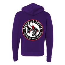 Load image into Gallery viewer, BuckWild Full-Zip Hooded Sweatshirt (Red Logo)