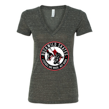 Load image into Gallery viewer, BuckWild Skates Women's Deep V-Neck Tee