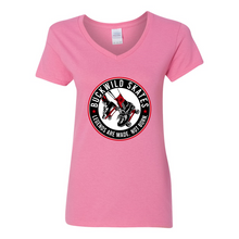Load image into Gallery viewer, BuckWild Skates Women's V-Neck T-Shirt