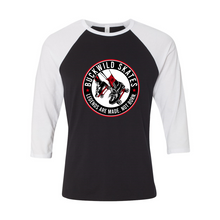 Load image into Gallery viewer, BuckWild 3/4 Sleeve T-Shirt (Tagline on Back)