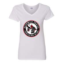 Load image into Gallery viewer, BuckWild Skates Women's V-Neck T-Shirt