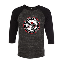 Load image into Gallery viewer, BuckWild 3/4 Sleeve T-Shirt (Tagline on Back)