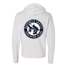 Load image into Gallery viewer, BuckWild Full-Zip Hooded Sweatshirt (Blue Log