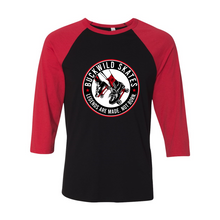 Load image into Gallery viewer, BuckWild 3/4 Sleeve T-Shirt (Tagline on Back)