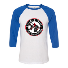 Load image into Gallery viewer, BuckWild 3/4 Sleeve T-Shirt (Tagline on Back)
