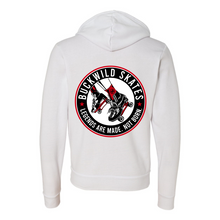 Load image into Gallery viewer, BuckWild Full-Zip Hooded Sweatshirt (Red Logo)