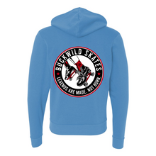 Load image into Gallery viewer, BuckWild Full-Zip Hooded Sweatshirt (Red Logo)