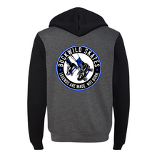 Load image into Gallery viewer, BuckWild Full-Zip Hooded Sweatshirt (Blue Log