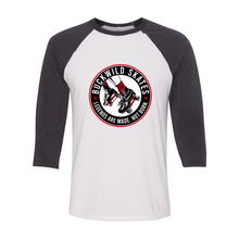 Load image into Gallery viewer, BuckWild 3/4 Sleeve T-Shirt (Tagline on Back)