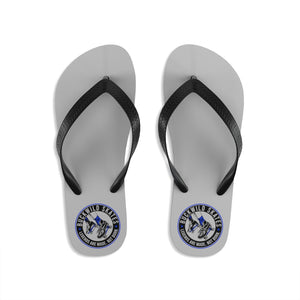 BuckWild Blue & Grey Unisex Flip Flops