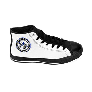 BuckWild Black/White/Blue High Top Sneakers