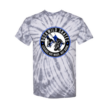 Load image into Gallery viewer, BuckWild Dyenomite Cyclone T-Shirt (Blue Logo)
