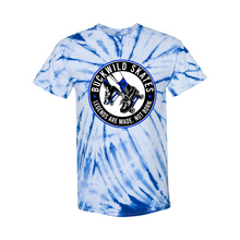 Load image into Gallery viewer, BuckWild Dyenomite Cyclone T-Shirt (Blue Logo)
