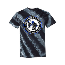 Load image into Gallery viewer, BuckWild Dyenomite Tie Dye T-Shirt (Blue Logo)
