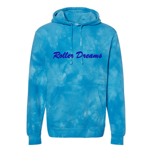 Roller Dreams Tie-Dyed Hooded Sweatshirt