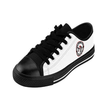 Load image into Gallery viewer, BuckWild Black/White/Red Low Top Sneakers
