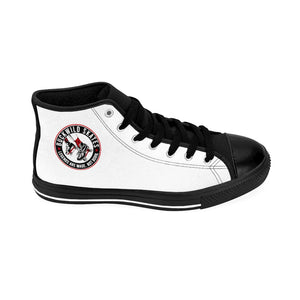 BuckWild Black/White/Red High Top Sneakers