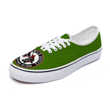Load image into Gallery viewer, BuckWild Unisex Green Low Top Sneakers
