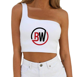 BuckWild Summer Women's One Shoulder Tank Top