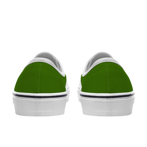 BuckWild Unisex Green Low Top Sneakers