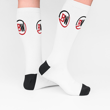 Load image into Gallery viewer, BW Custom Unisex Mid-calf Polyester Socks

