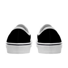 Load image into Gallery viewer, BuckWild Unisex Black Low Top Sneakers
