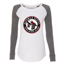 Load image into Gallery viewer, BuckWild Skates Women&#39;s Patch Slub T-Shirt
