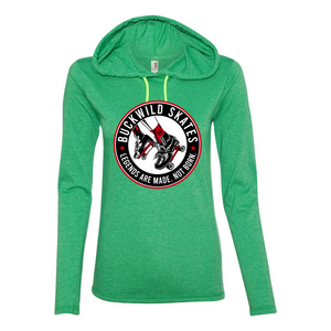 BuckWild Skates Women's Hooded T-Shirt