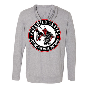 BuckWild Skates Hooded Full-Zip T-Shirt