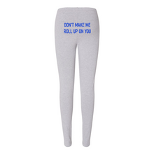 Load image into Gallery viewer, BuckWild Women&#39;s Spandex Jersey Leggings (Blue Logo)
