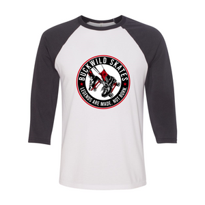 BuckWild 3/4 Sleeve T-Shirt (Tagline on Back)