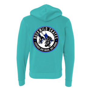 BuckWild Full-Zip Hooded Sweatshirt (Blue Log